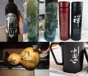 宝鸡陇县酒瓶葫芦工艺品激光雕刻机